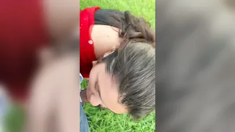 Risky Bhabhi Sucking Cock Outdoor In The Park For Quick Thrill