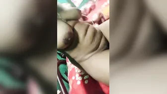 Bengali Wife Undressing Slowly Showing Her Body Off For Hubby