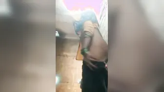 My Slutty Neighbor Wife Teasing Me With Her Ass On Video Call