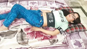 Married Bhabhi In Glasses Taking Dick Hard Moaning Like Crazy