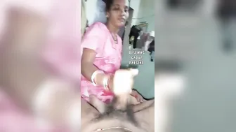 Pounding Hairy Bhabhi Pussy After She Jerked Me Off Properly