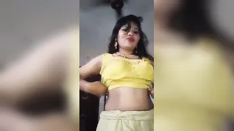 Sexy Bhabhi Stripping Naked And Dancing Seductively In Bedroom