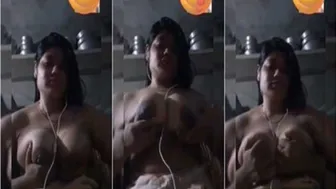 Slutty Babe Flashing Her Huge Tits During Our Late Night Call