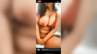 Busty GF Sending Naughty Clips Showing Off Her Assets