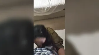 Busty Indian Babe Sucking Manager's Cock In Cheap Hotel Room