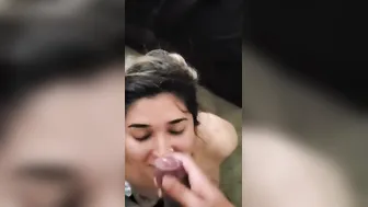 Pakistani Babe Taking Facial And Swallowing Every Last Drop