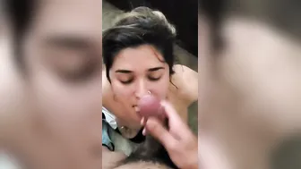 Pakistani Babe Taking Facial And Swallowing Every Last Drop