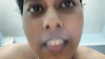 Tamil Wife With Huge Melons Riding Cock Till He Fills Her