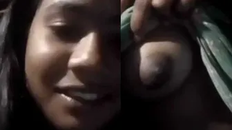 College Babe Flashing Her Perky Boobs In Hostel Bathroom