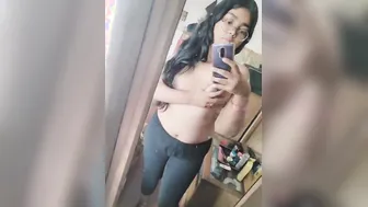 Nerdy College Slut In Glasses Revealing Her Perky Boobs On Cam