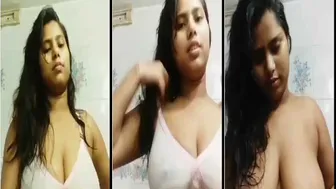 Desi GF Exposing Her Juicy Tits And Dripping Pussy