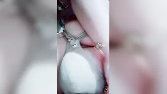 Sexy GF Teasing With Her Huge Melons On Private Video
