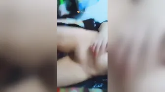 My Beautiful GF Showing Off Her Big Melons Just For Me