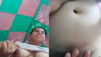 Busty GF Getting Fingered Outdoors By Her Horny Lover