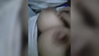 My GF Proudly Exposing Her Soft Fleshy Boobs For Me