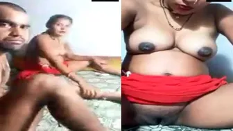 Desi Couple Getting Wild Together On Late Night Video Call
