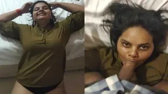 College Slut Gagging On My Thick Cock During Our Late Night Call