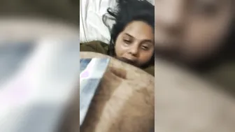 College Slut Gagging On My Thick Cock During Our Late Night Call