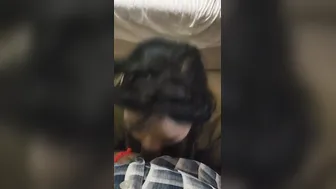 College Slut Gagging On My Thick Cock During Our Late Night Call