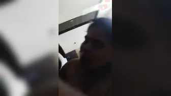 Mature Married Bhabhi Giving Me Sloppy Blowjob In Her Kitchen