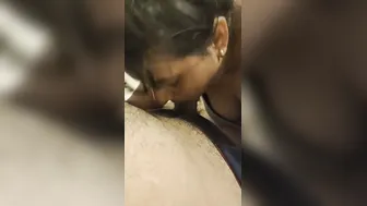Chubby Desi GF Giving Me Slow Sensual Blowjob At Home