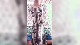 Busty GF Showing Off Her Huge Melons On Video For Me
