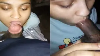 Rich GF Sucking My Cock Like A Professional Whore