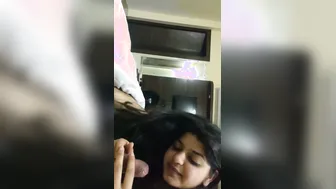 Sexy GF Taking My Hot Load In Her Eager Mouth