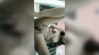 Fingering My Young GFs Tight Wet Pussy On Bed