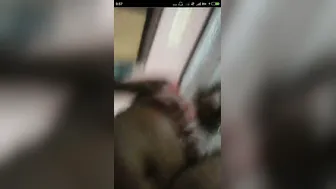 Newlywed Couple Getting Intimate Showing Their First Time Together