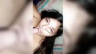 My Cute GF Giving Me The Best Blowjob Of My Life
