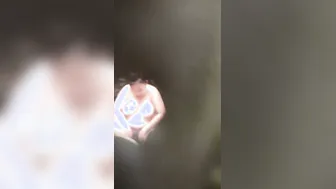 Secretly Filming My Chubby Neighbor Taking Nude Bath At Home