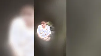 Secretly Filming My Chubby Neighbor Taking Nude Bath At Home