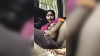 Village Girl With Tight Pussy Fingering Herself Until She Cums
