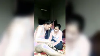Tamil Couple Making Their First Homemade Sex Tape In Bedroom