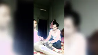 Tamil Couple Making Their First Homemade Sex Tape In Bedroom