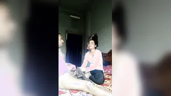 Tamil Couple Making Their First Homemade Sex Tape In Bedroom