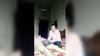 Tamil Couple Making Their First Homemade Sex Tape In Bedroom