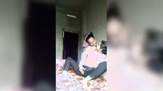 Tamil Couple Making Their First Homemade Sex Tape In Bedroom