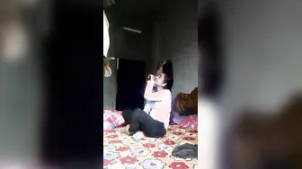 Tamil Couple Making Their First Homemade Sex Tape In Bedroom