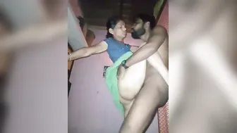 Sneaky Husband Pounding His Young Maid While Wife Away Shopping