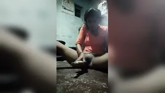 Naughty Housewife Using Wooden Belan To Pleasure Herself At Home