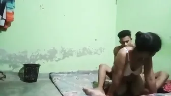 Bengali Bhabhi Riding Her Younger Brother In Law At Home