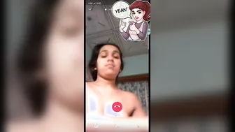 Desi Babe Stripping Naked During Naughty Video Call Session