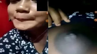 Desi GF Showing Dark Nipples To Lover On Video Call