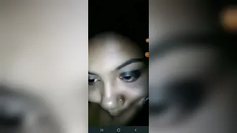 Desi GF Showing Dark Nipples To Lover On Video Call