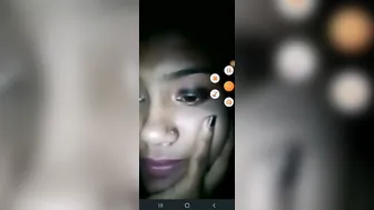 Desi GF Showing Dark Nipples To Lover On Video Call