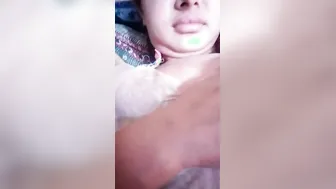 My GF Showing Her Pink Nipples And Perky Natural Tits