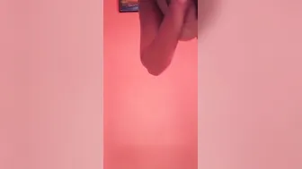 Dancing GF Bending Over Showing Her Tight Virgin Ass