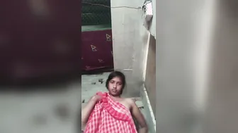 Indian GF Flashing Boobs While Changing Dress At Home